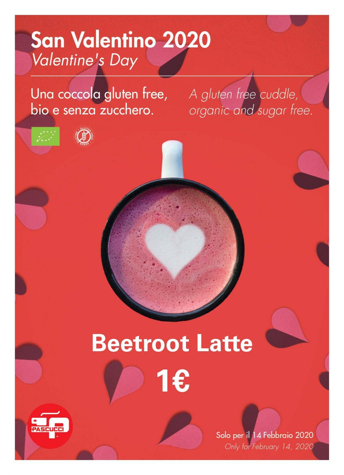 Caffè Pascucci A4 San Valentino 2020