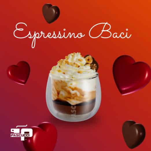 Espressino Baci, the new recipe for Valentine's Day